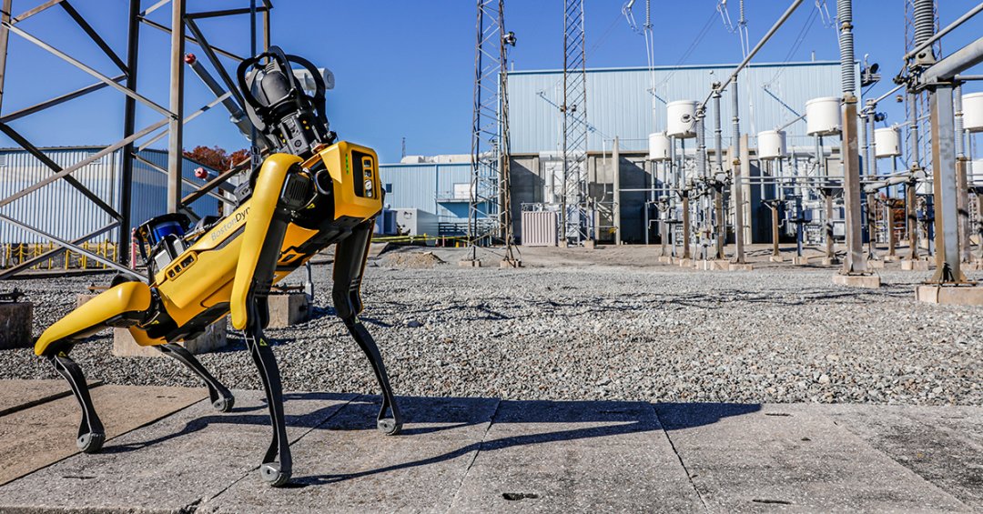 Spot automates inspections at an electrical substation