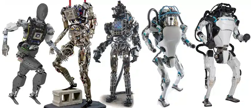 a series of images showing the Atlas robot developing