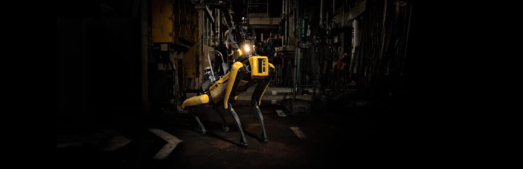 Spot robot equipped with nuclear sensing payloads