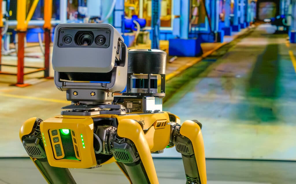 Spot equipped for industrial inspections