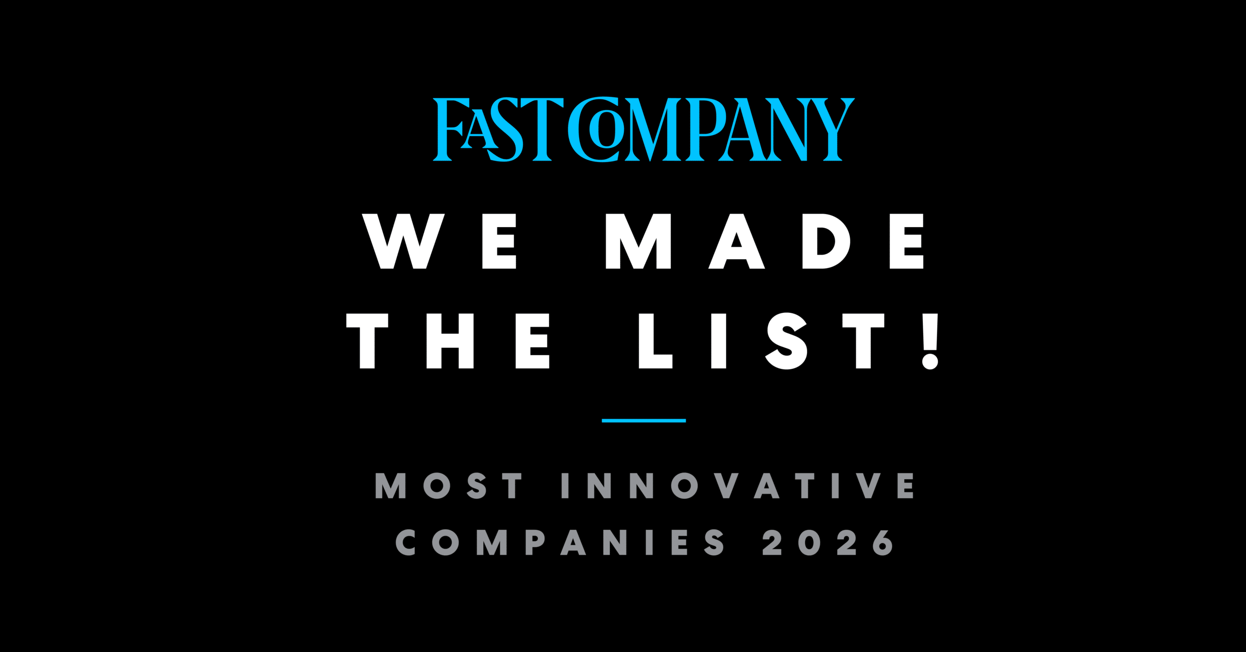 Fast Company’s Most Innovative Companies of 2026